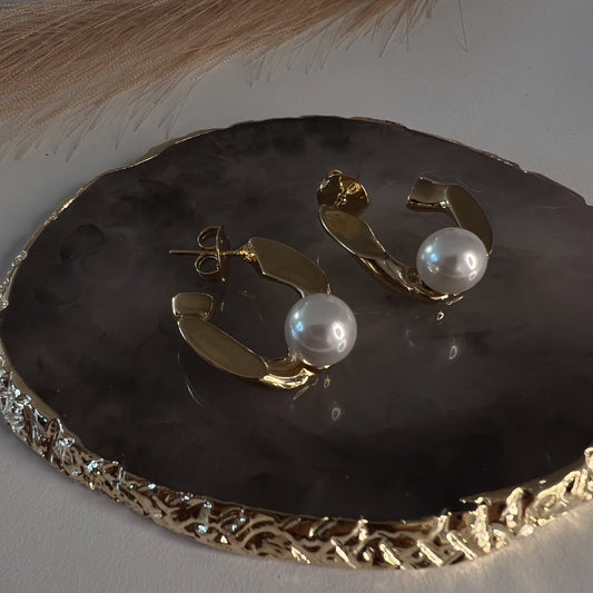 Boucles d'oreilles en perles
