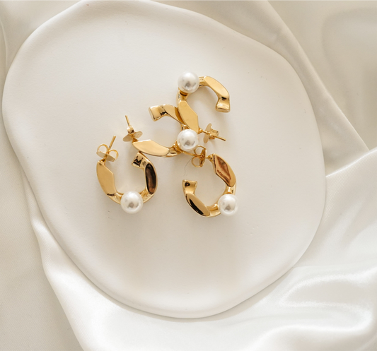 Boucles d'oreilles en perles