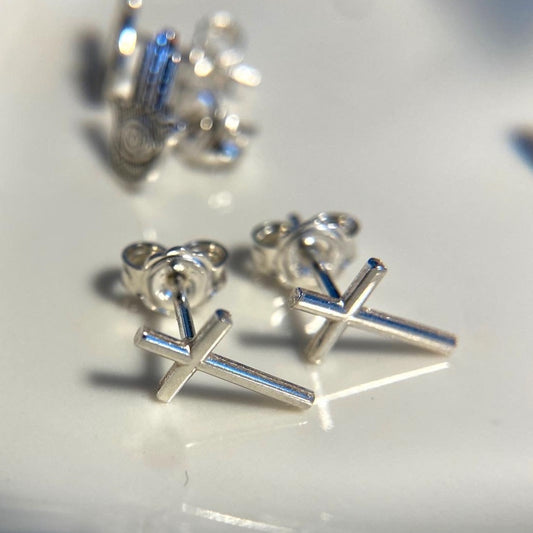 Cross earrings