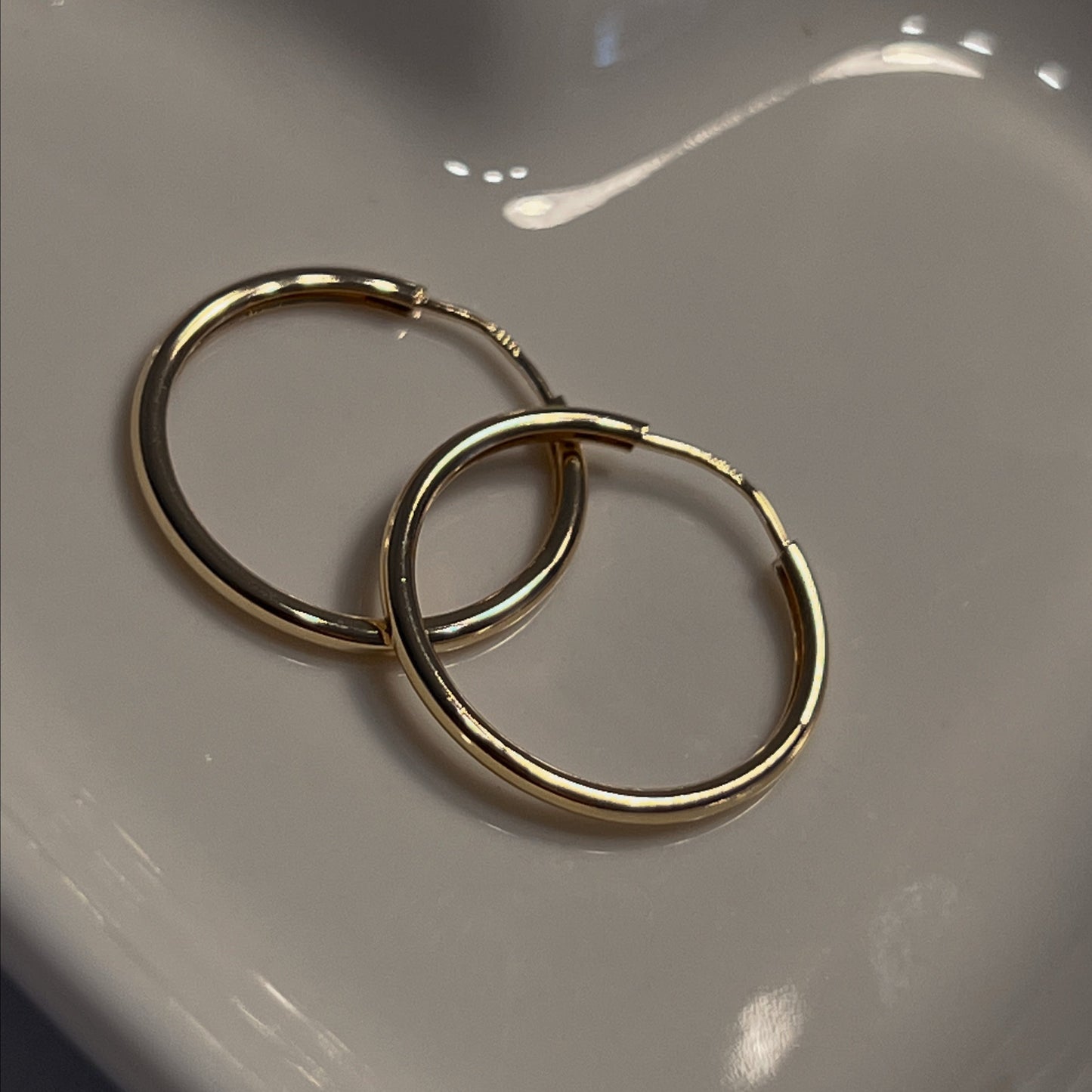 Classic Gold Small Hoops