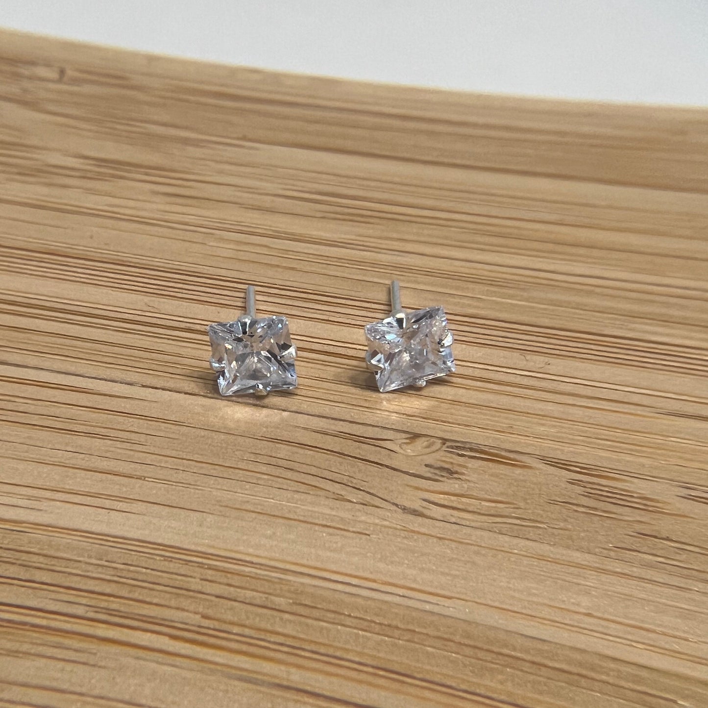 Square Zircon Earrings