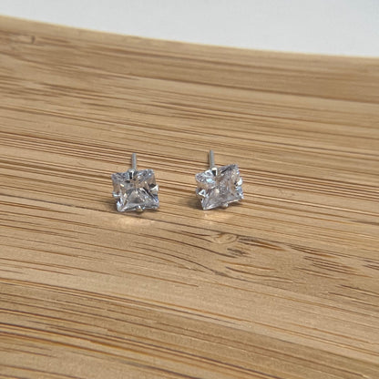 Square Zircon Earrings